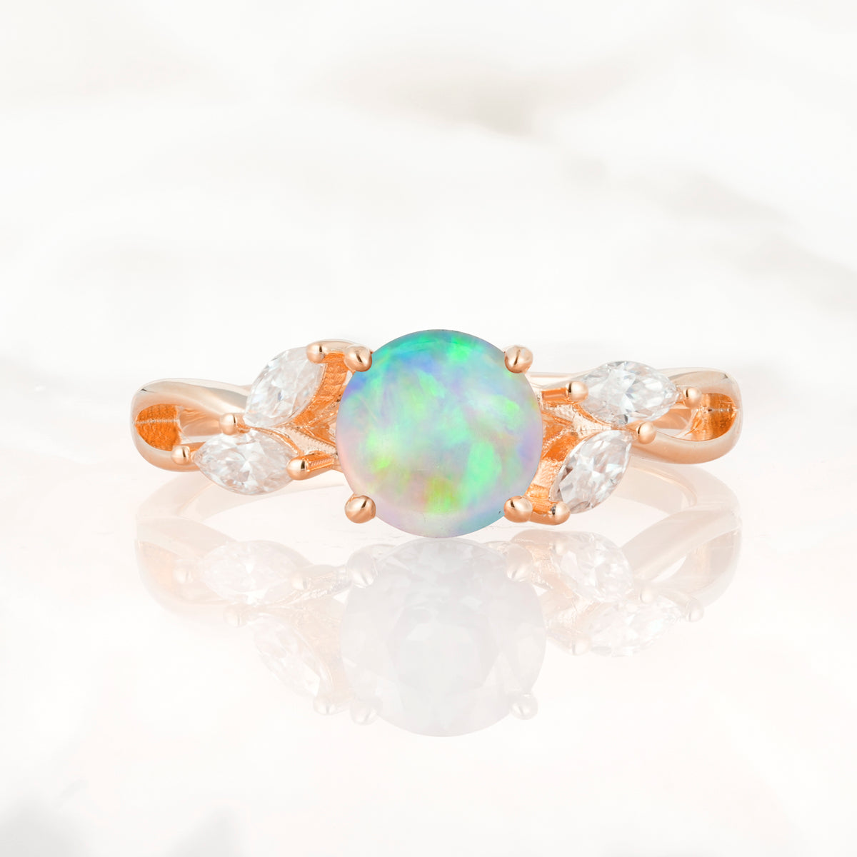 SR17562 Fire Opal Ring - Additional view