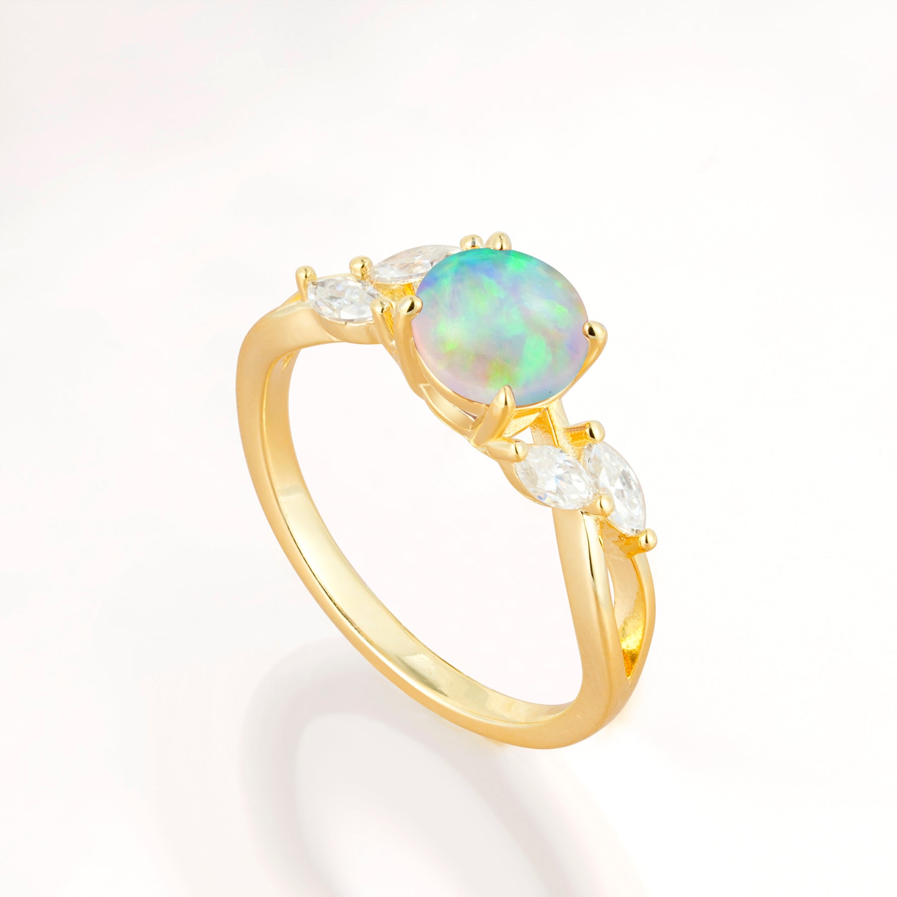 SR17562 Fire Opal Ring - Additional view