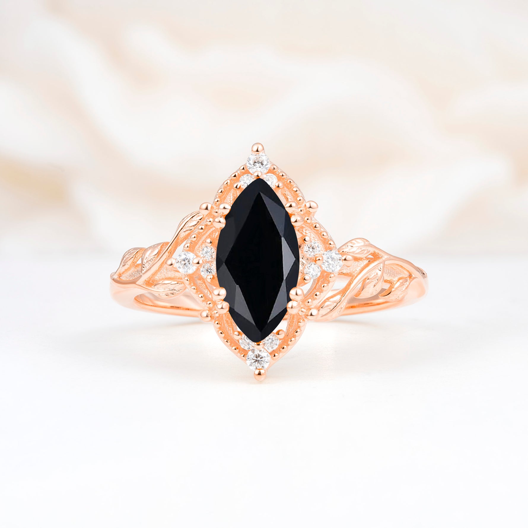 SR17577 Black Onyx Ring - Additional view