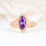 SR17577 Amethyst Ring - Additional view