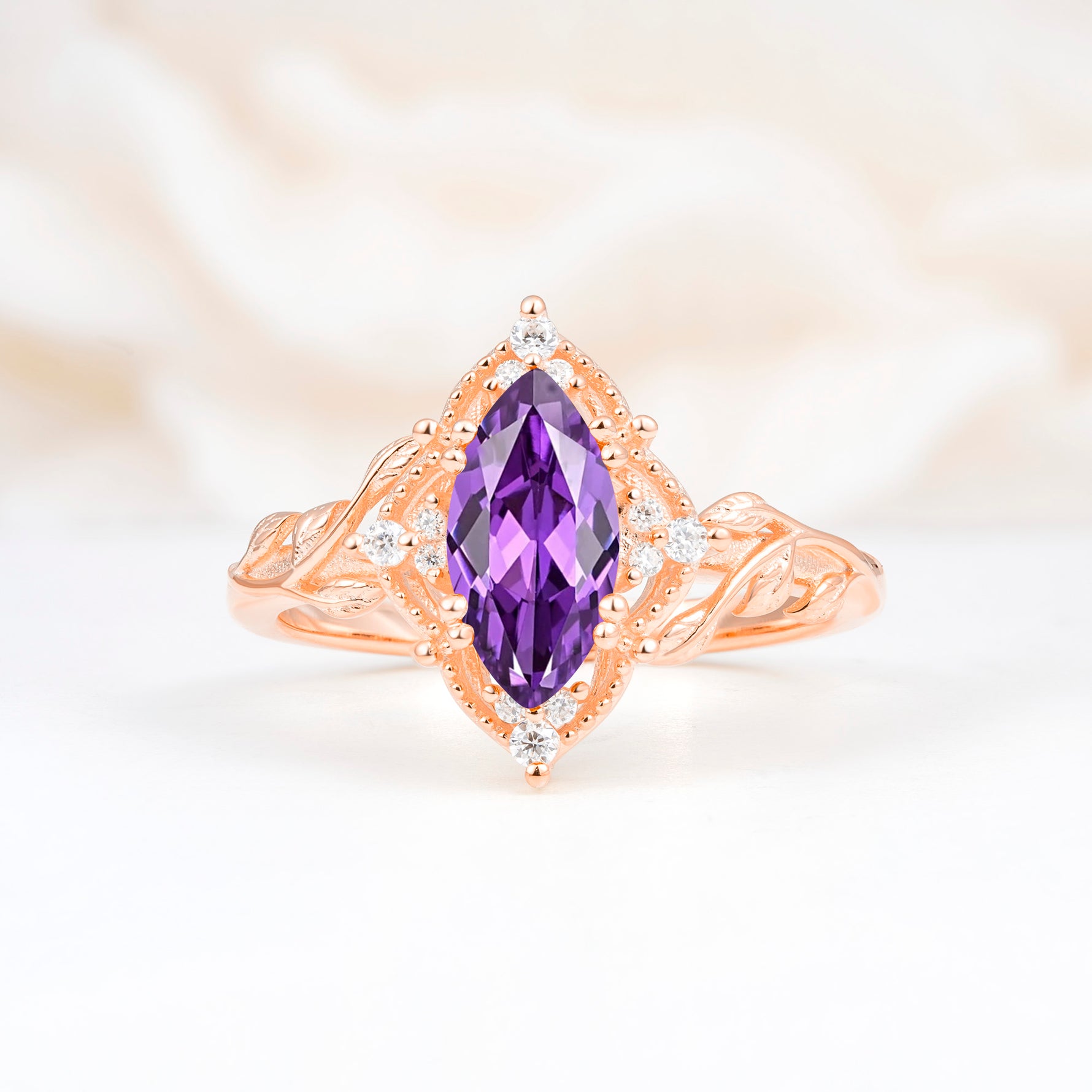 SR17577 Amethyst Ring - Additional view