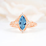 SR17577 Aquamarine Ring - Additional view