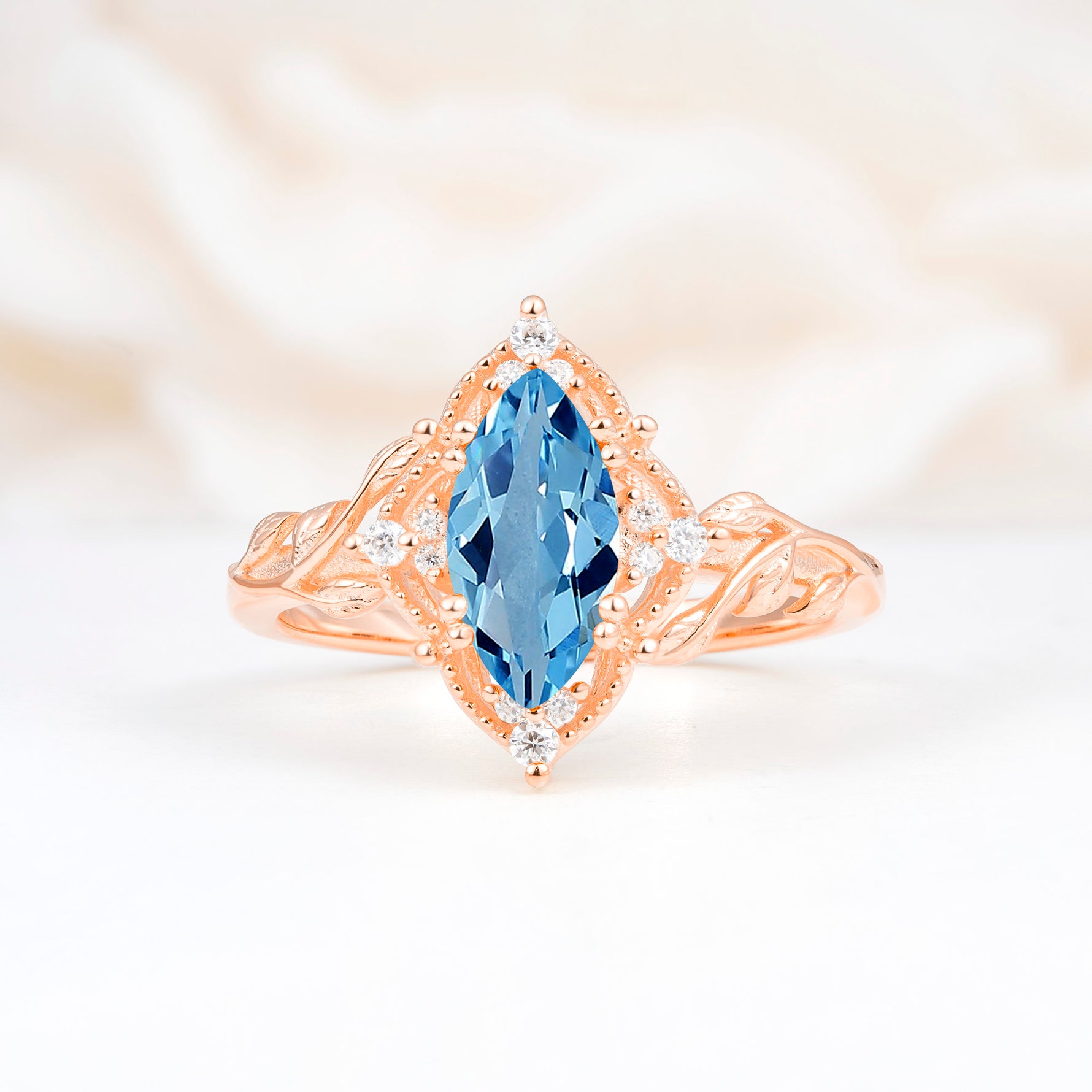 SR17577 Aquamarine Ring - Additional view