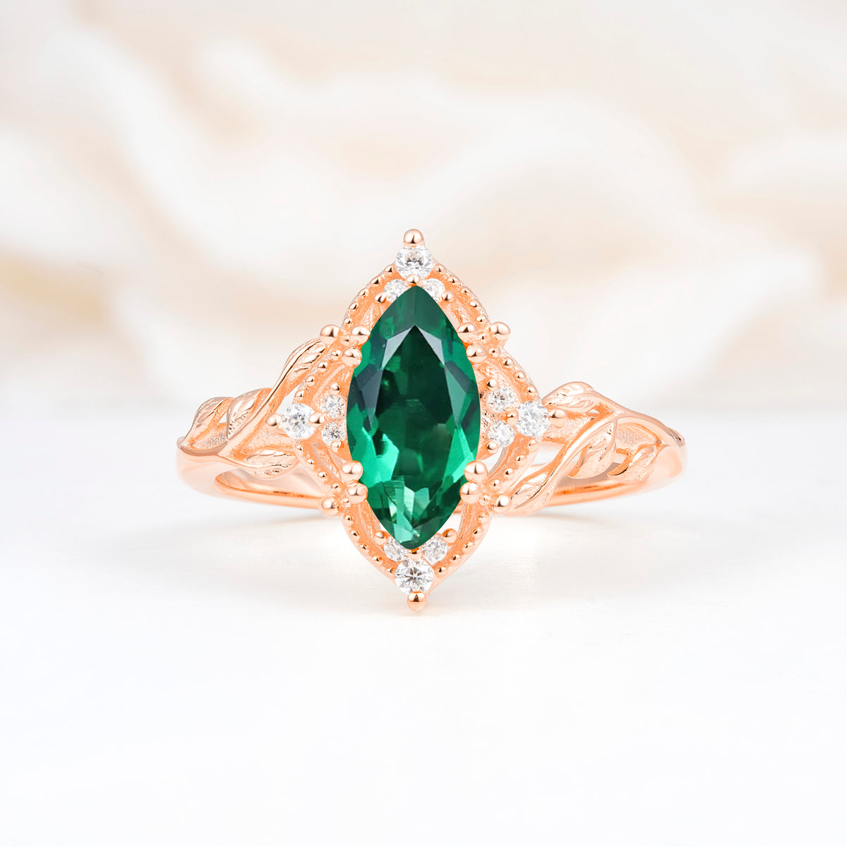 SR17577 Emerald Ring - Additional view