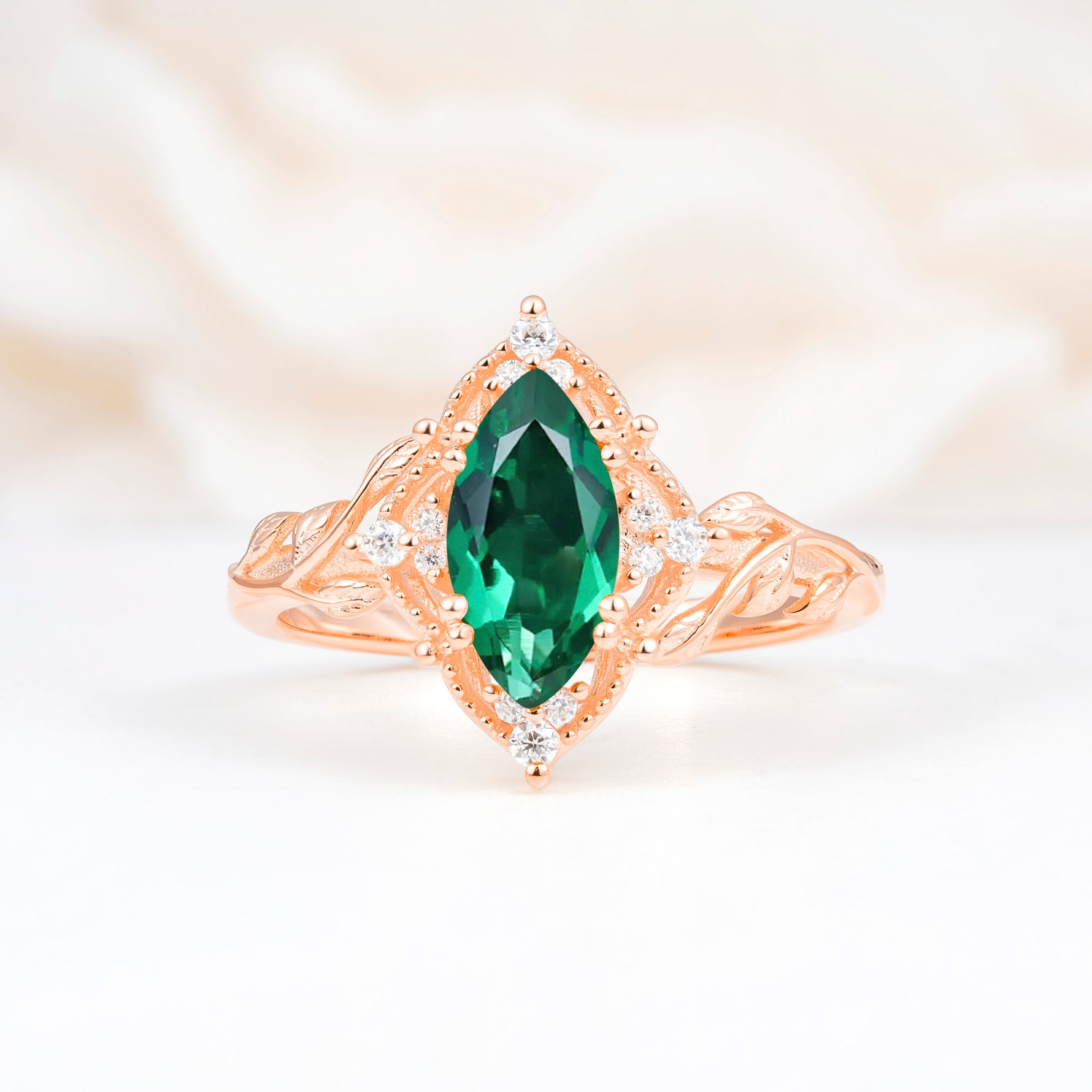 SR17577 Emerald Ring - Additional view