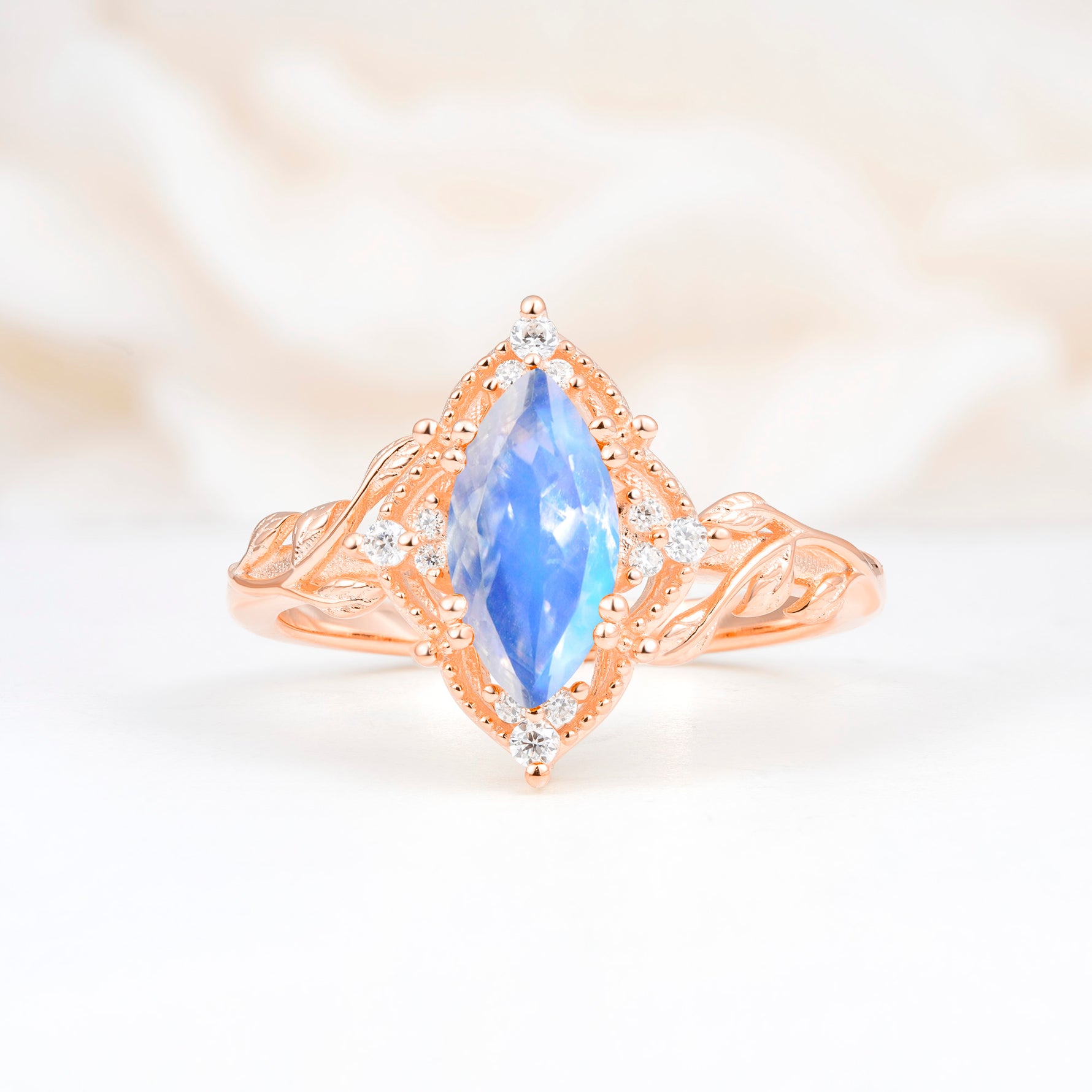 SR17577 Moonstone Ring - Additional view