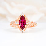 SR17577 Ruby Ring - Additional view