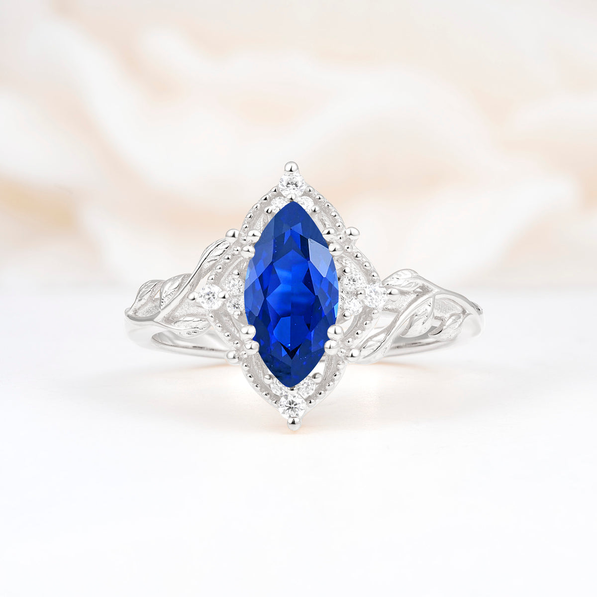 SR17577 Sapphire Ring - Additional view