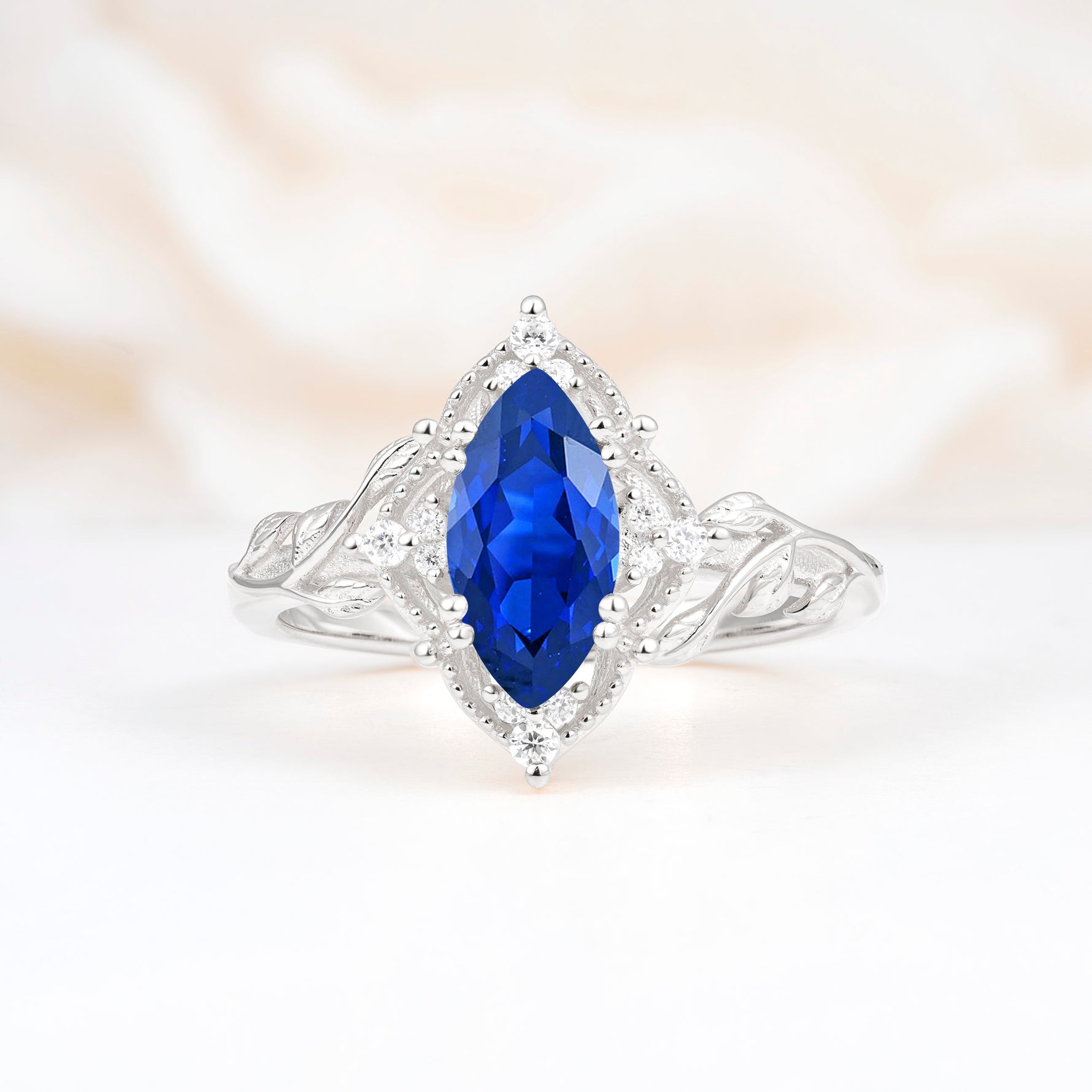 SR17577 Sapphire Ring - Additional view