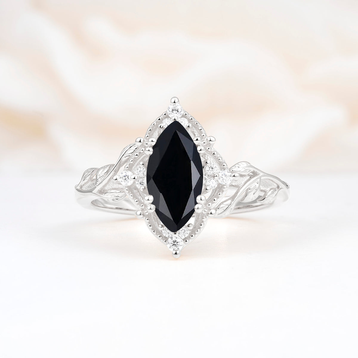 SR17577 Black Onyx Ring - Additional view