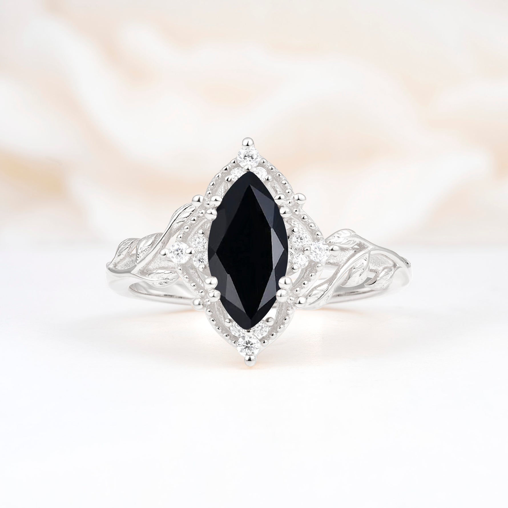 SR17577 Black Onyx Ring - Additional view