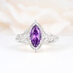 SR17577 Amethyst Ring - Additional view