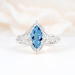SR17577 Aquamarine Ring - Additional view
