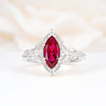 SR17577 Ruby Ring - Additional view