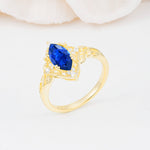 SR17577 Sapphire Ring - Additional view