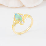 SR17577 Fire Opal Ring - Additional view