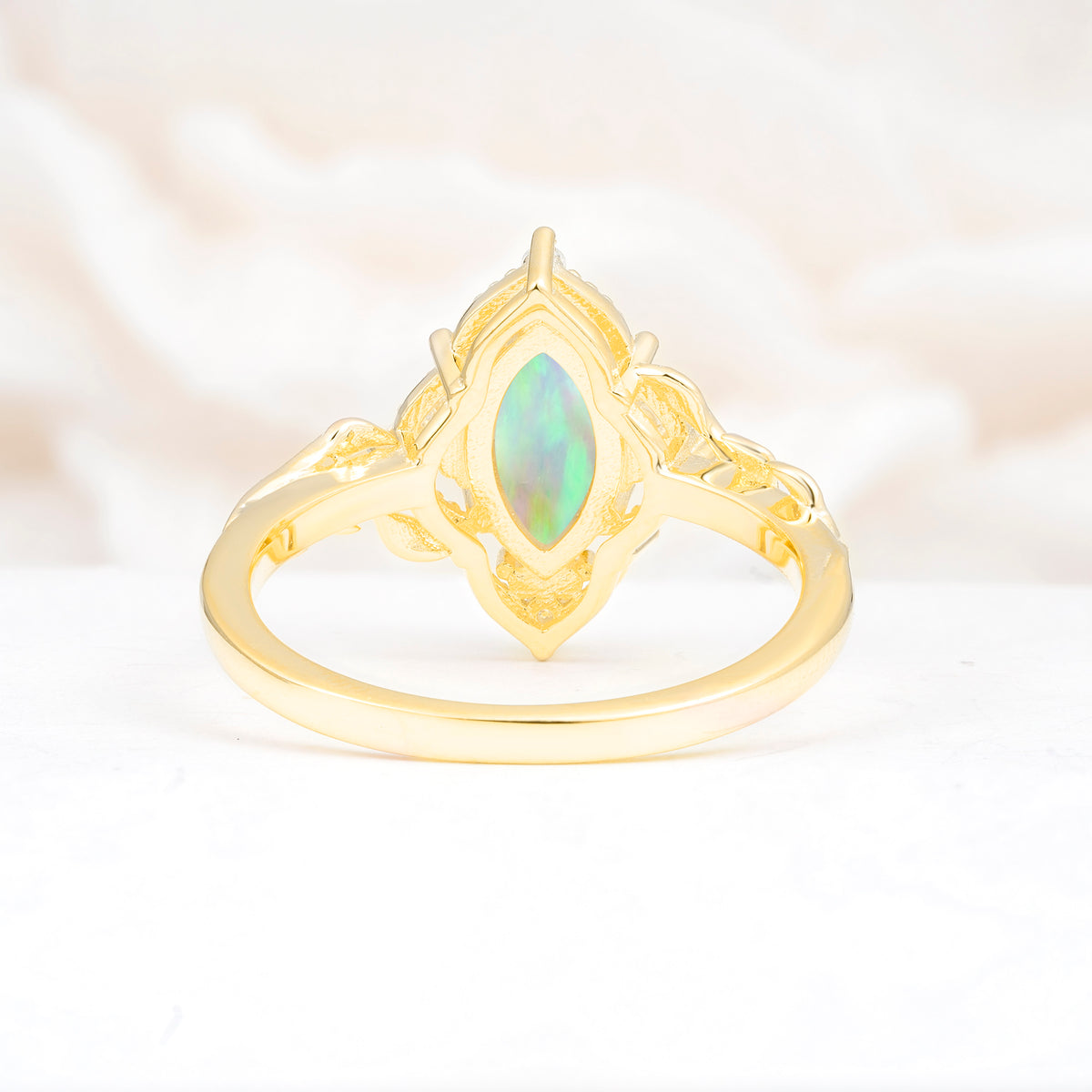 SR17577 Fire Opal Ring - Additional view