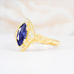 SR17577 Tanzanite Ring - White-Gold