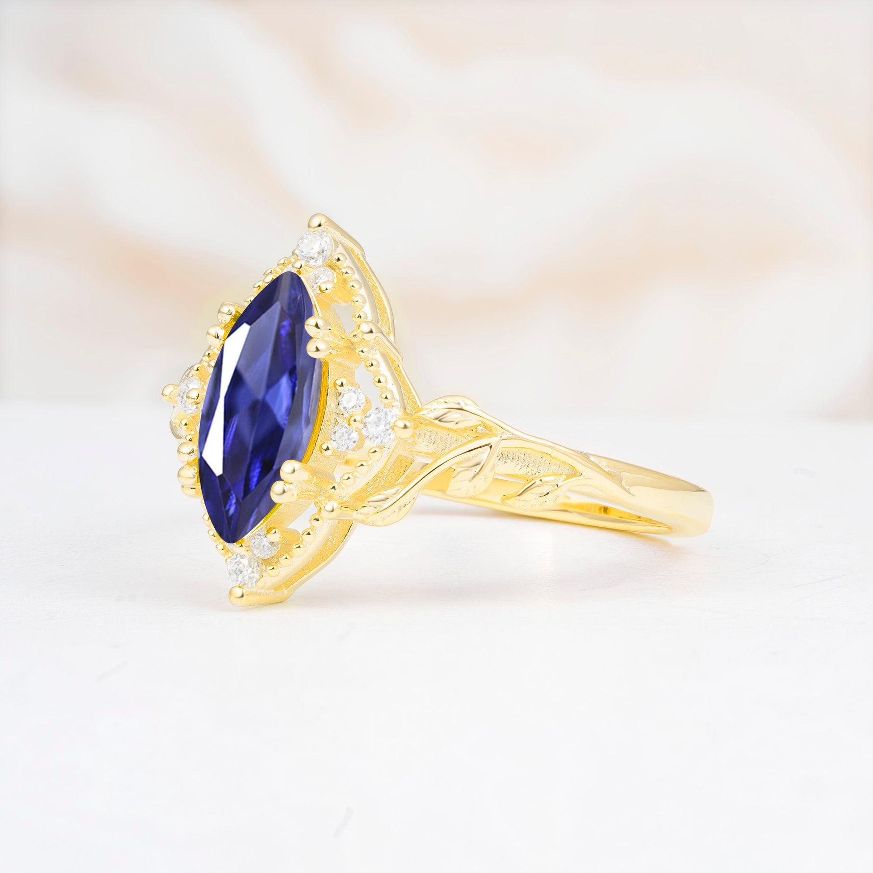 SR17577 Tanzanite Ring - White-Gold