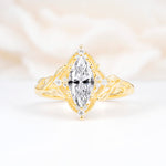 SR17577 Lab Diamond Ring - Yellow-Gold