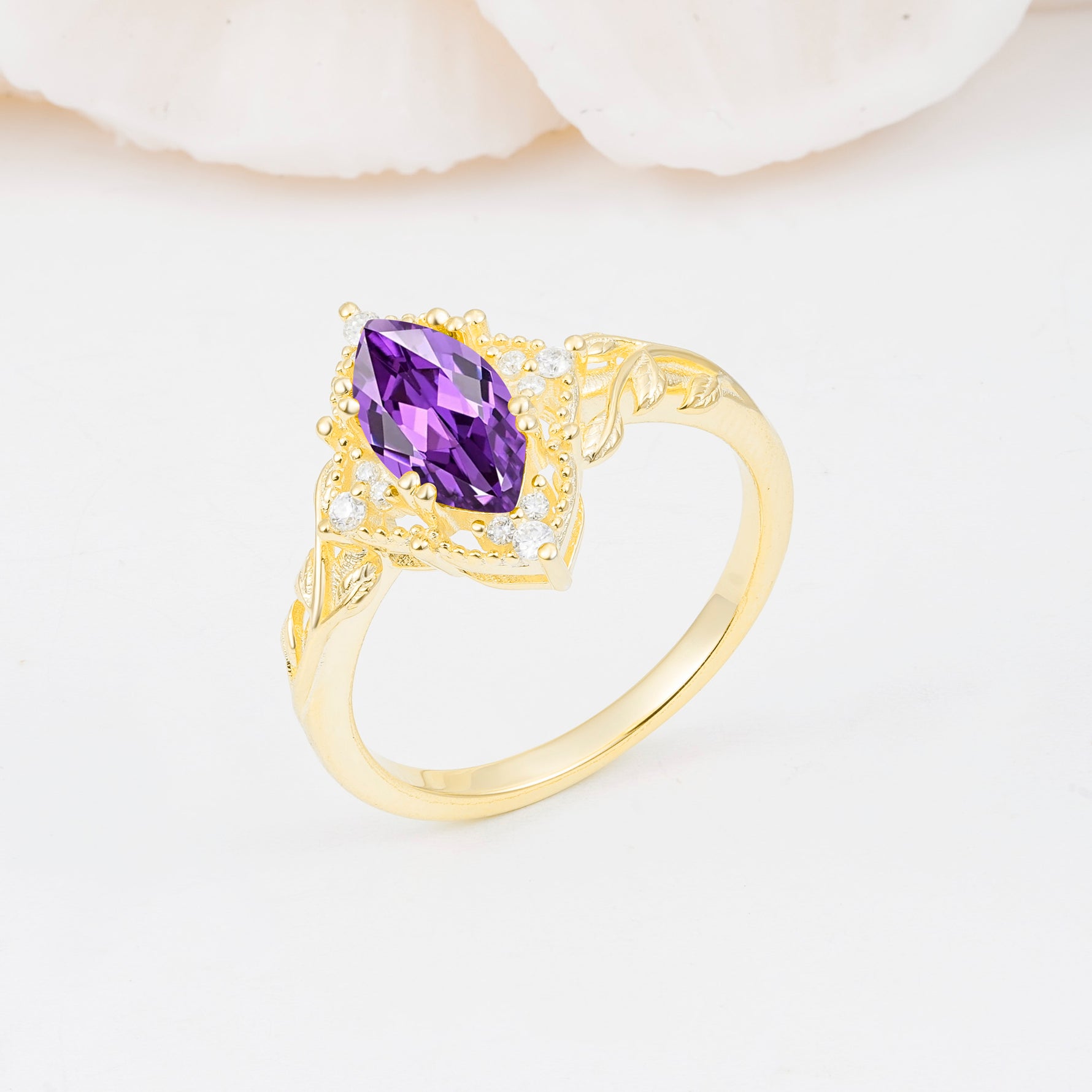 SR17577 Amethyst Ring - Additional view