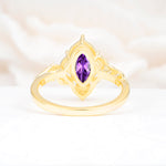 SR17577 Amethyst Ring - Additional view