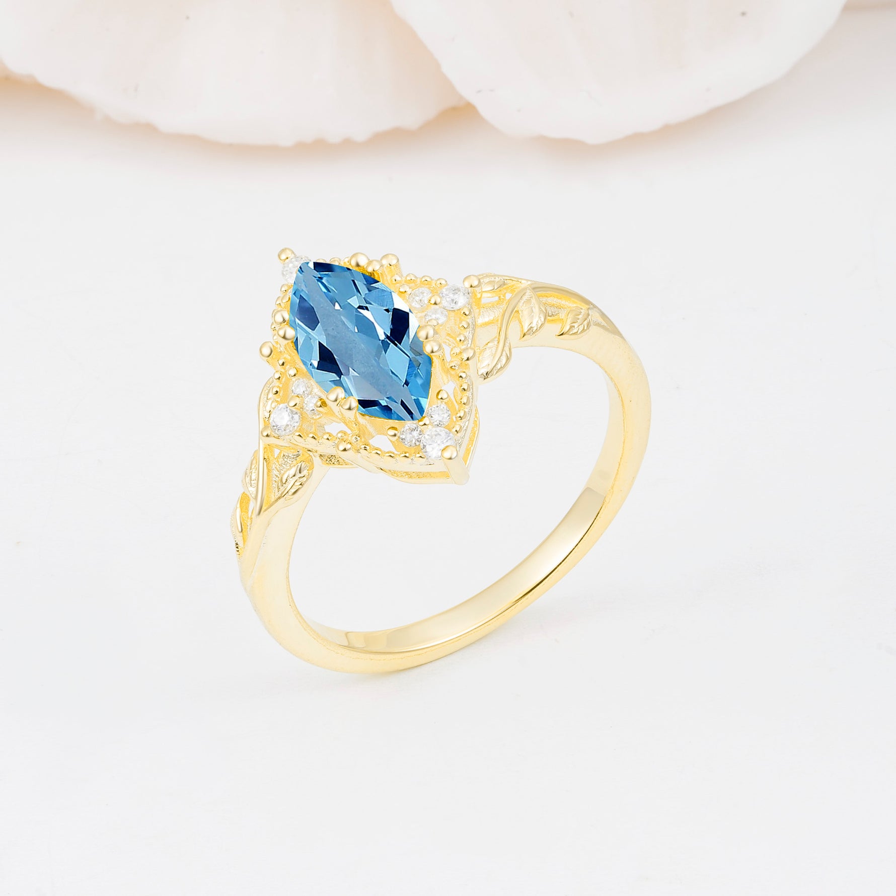 SR17577 Aquamarine Ring - Additional view