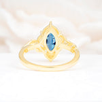 SR17577 Aquamarine Ring - Additional view