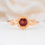 SR17583 Garnet Ring - Additional view