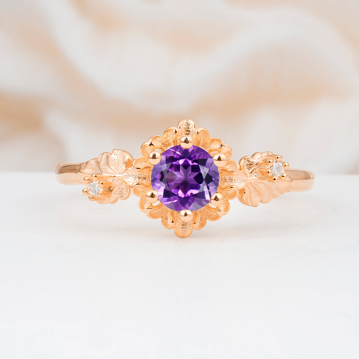 SR17583 Amethyst Ring - Additional view