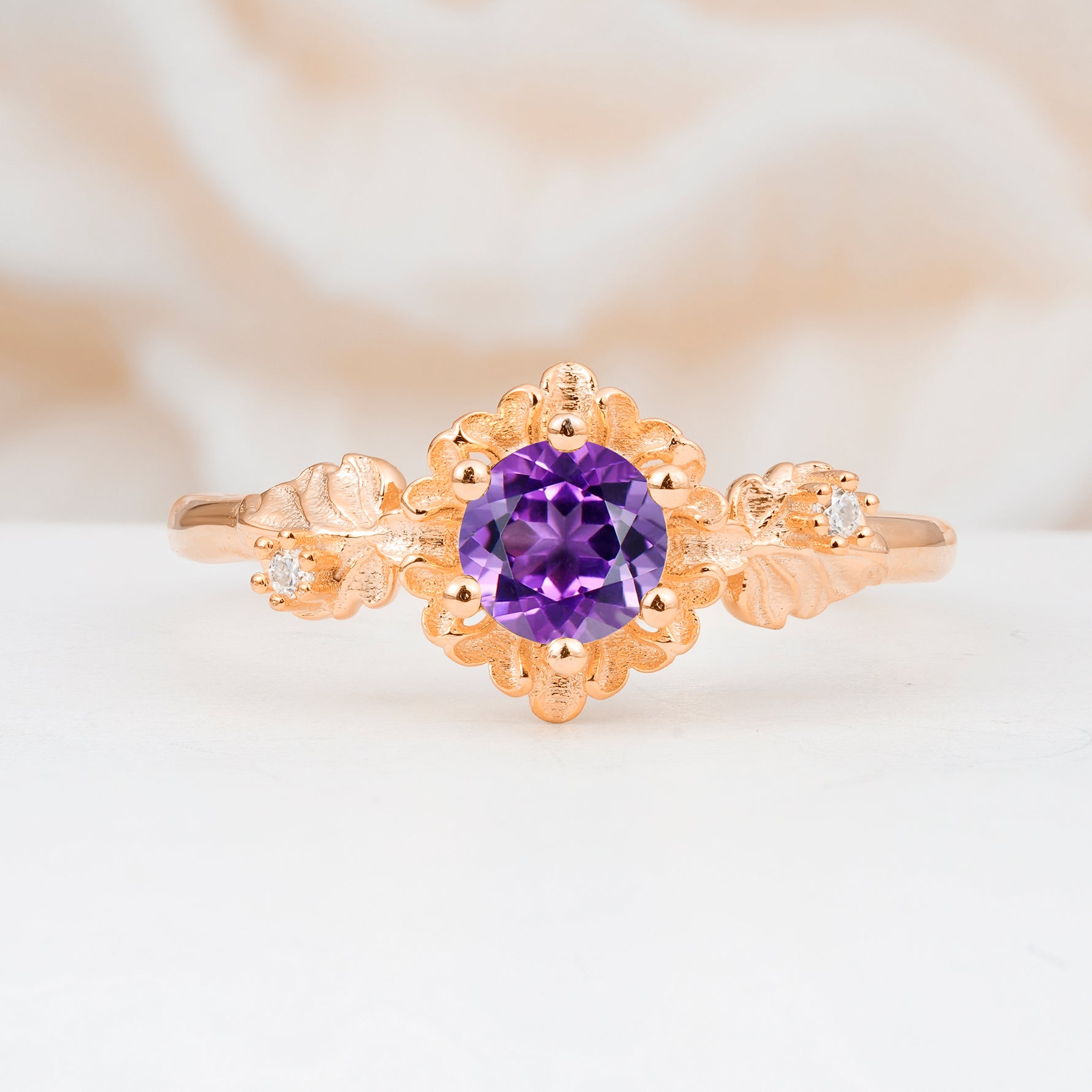 SR17583 Amethyst Ring - Additional view
