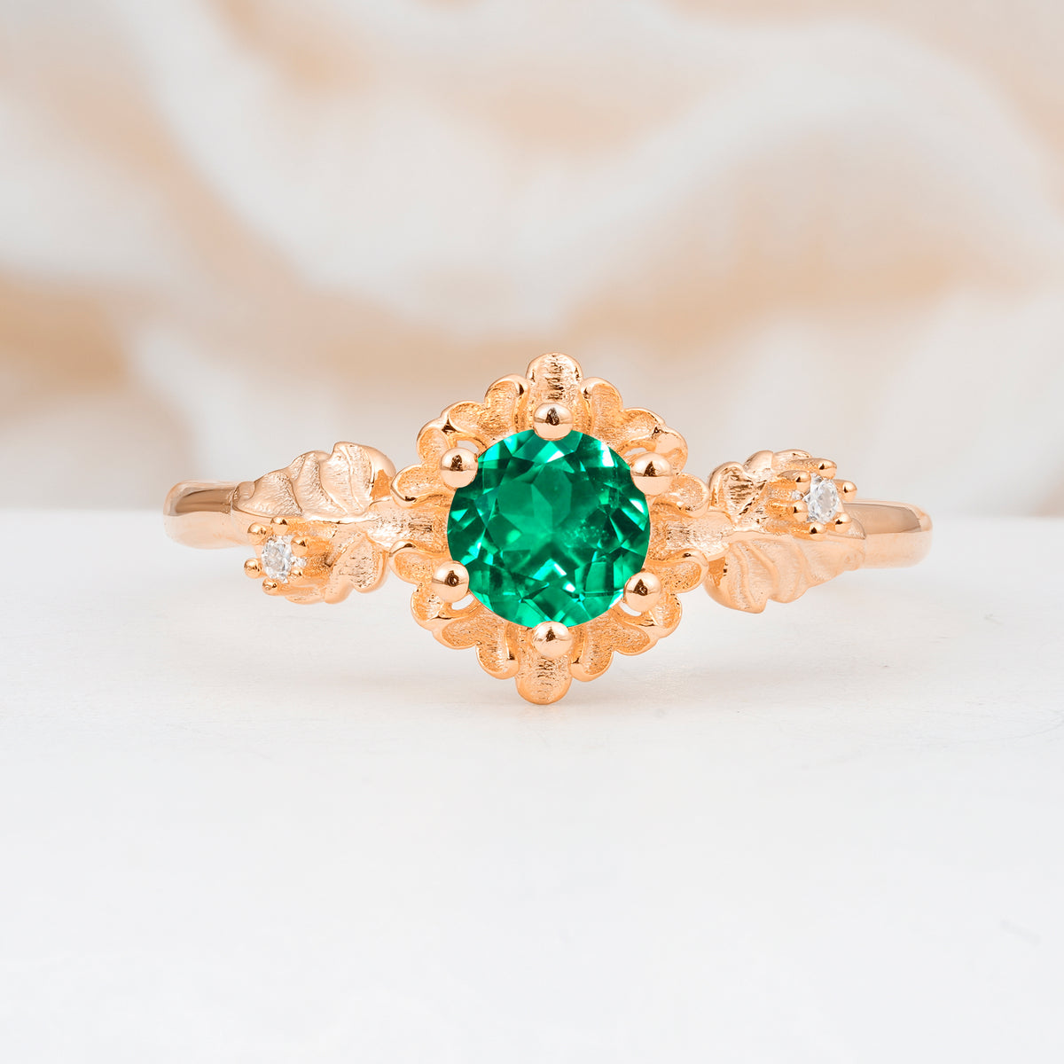SR17583 Emerald Ring - Additional view