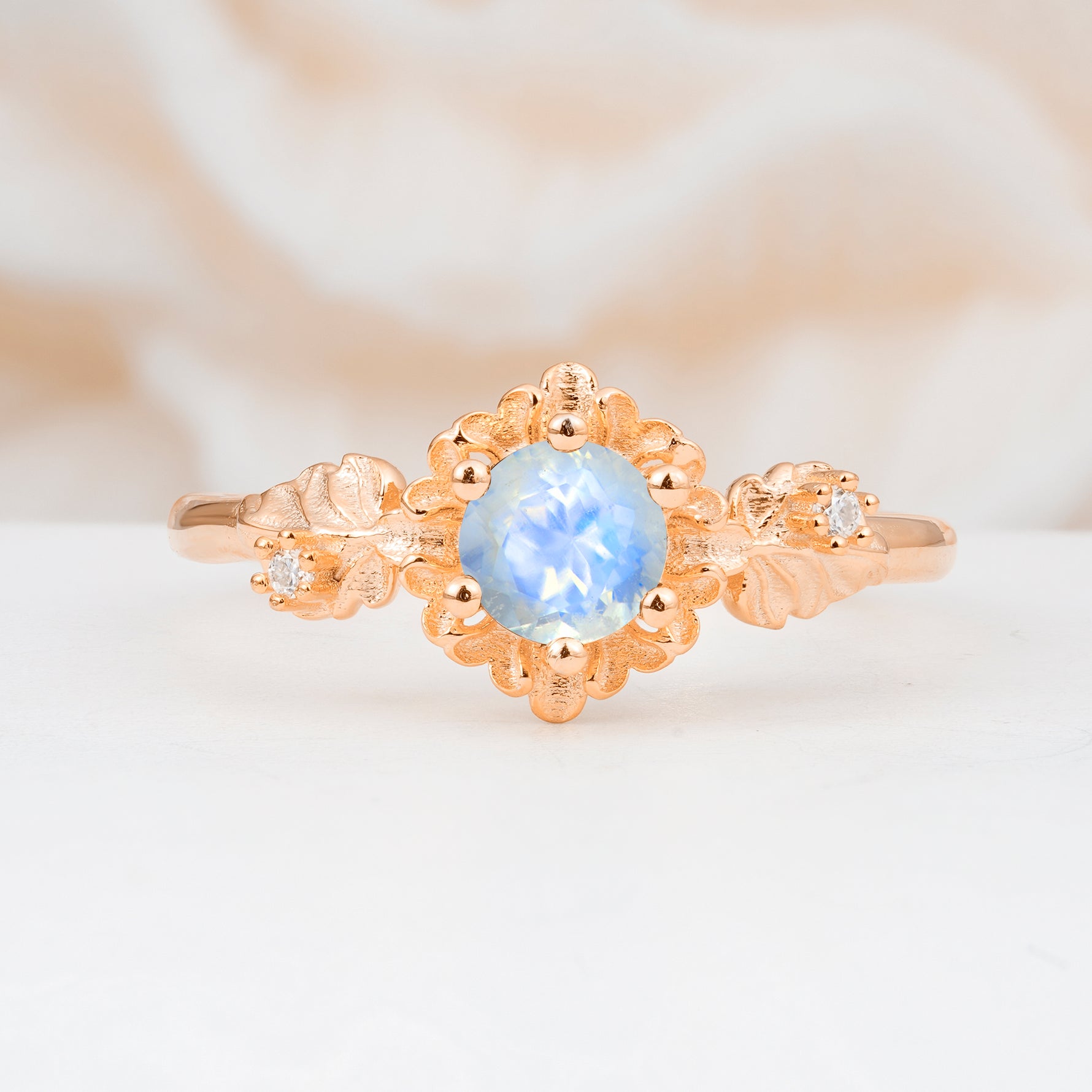 SR17583 Moonstone Ring - Additional view