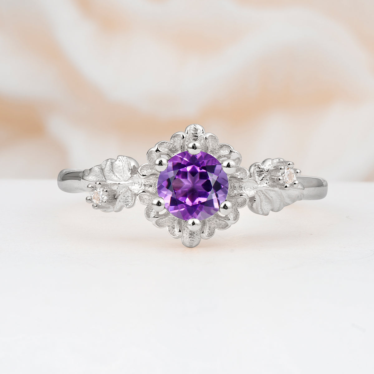 SR17583 Amethyst Ring - Additional view