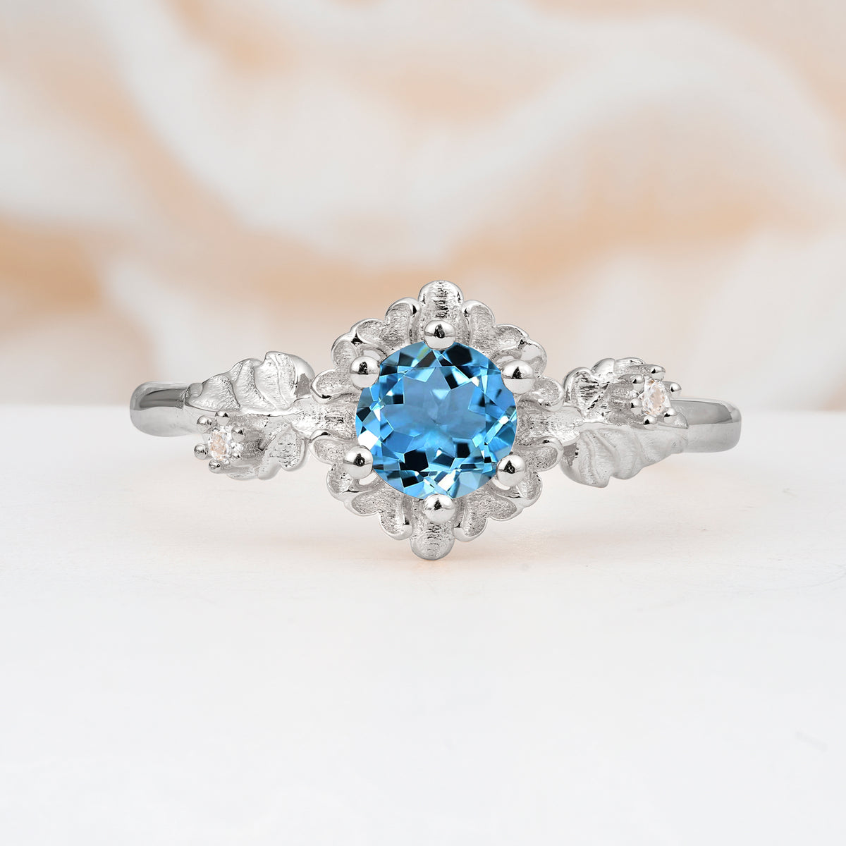 SR17583 Aquamarine Ring - Additional view