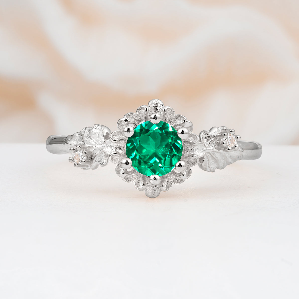 SR17583 Emerald Ring - Additional view