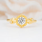 SR17583 Lab Diamond Ring - Yellow-Gold