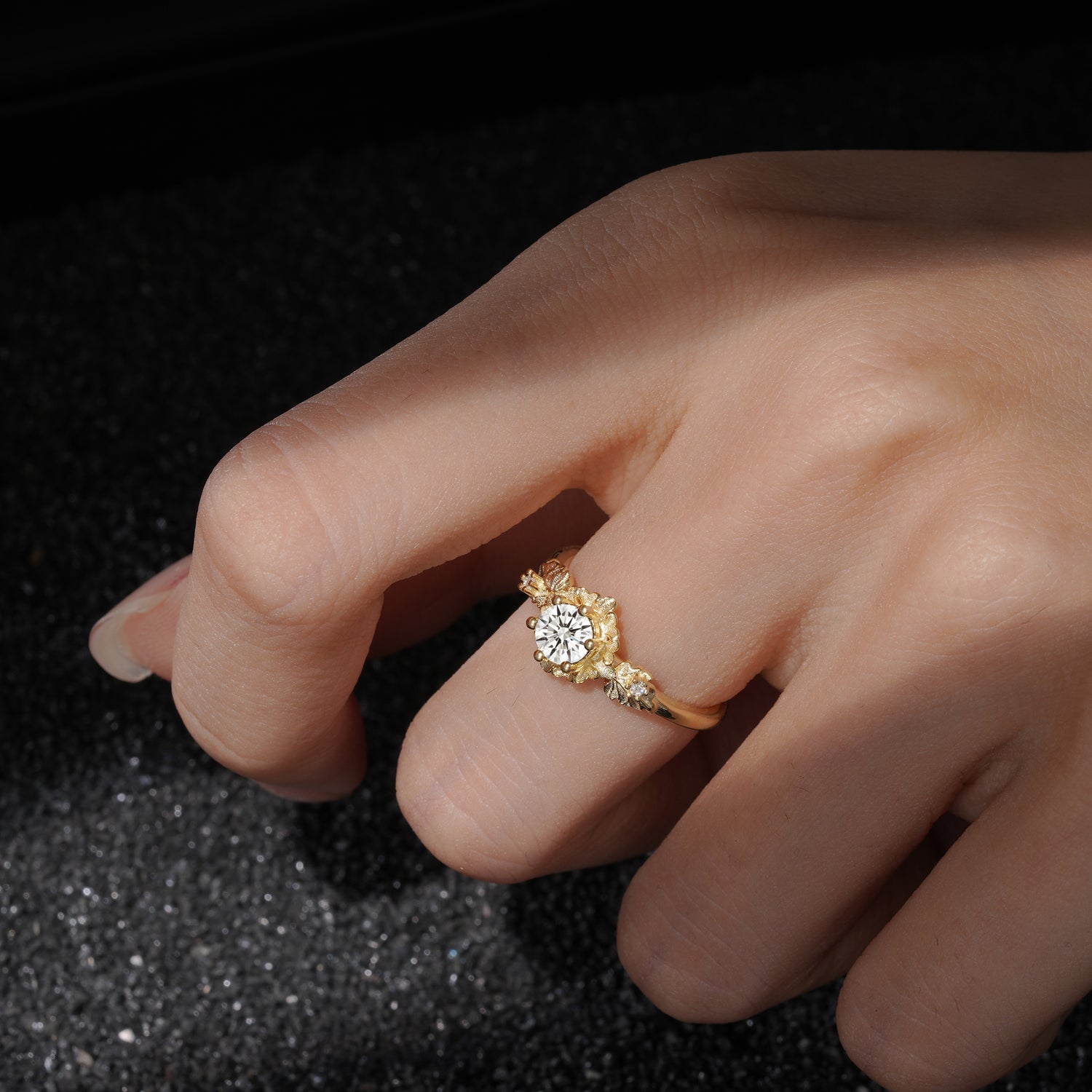 SR17583 Lab Diamond Ring - Rose-Gold