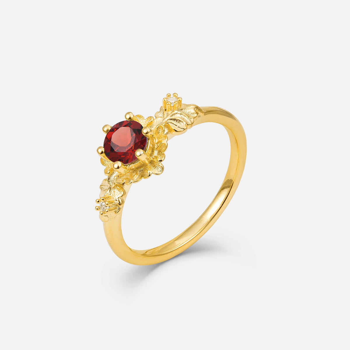 SR17583 Garnet Ring - Additional view