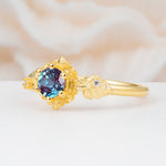 SR17583 Alexandrite Ring - White-Gold