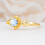 SR17583 Moonstone Ring - White-Gold
