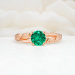 SR17587 Emerald Ring - Additional view