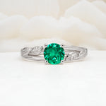 SR17587 Emerald Ring - Additional view