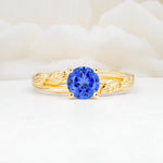 SR17587 Sapphire Ring - Yellow-Gold