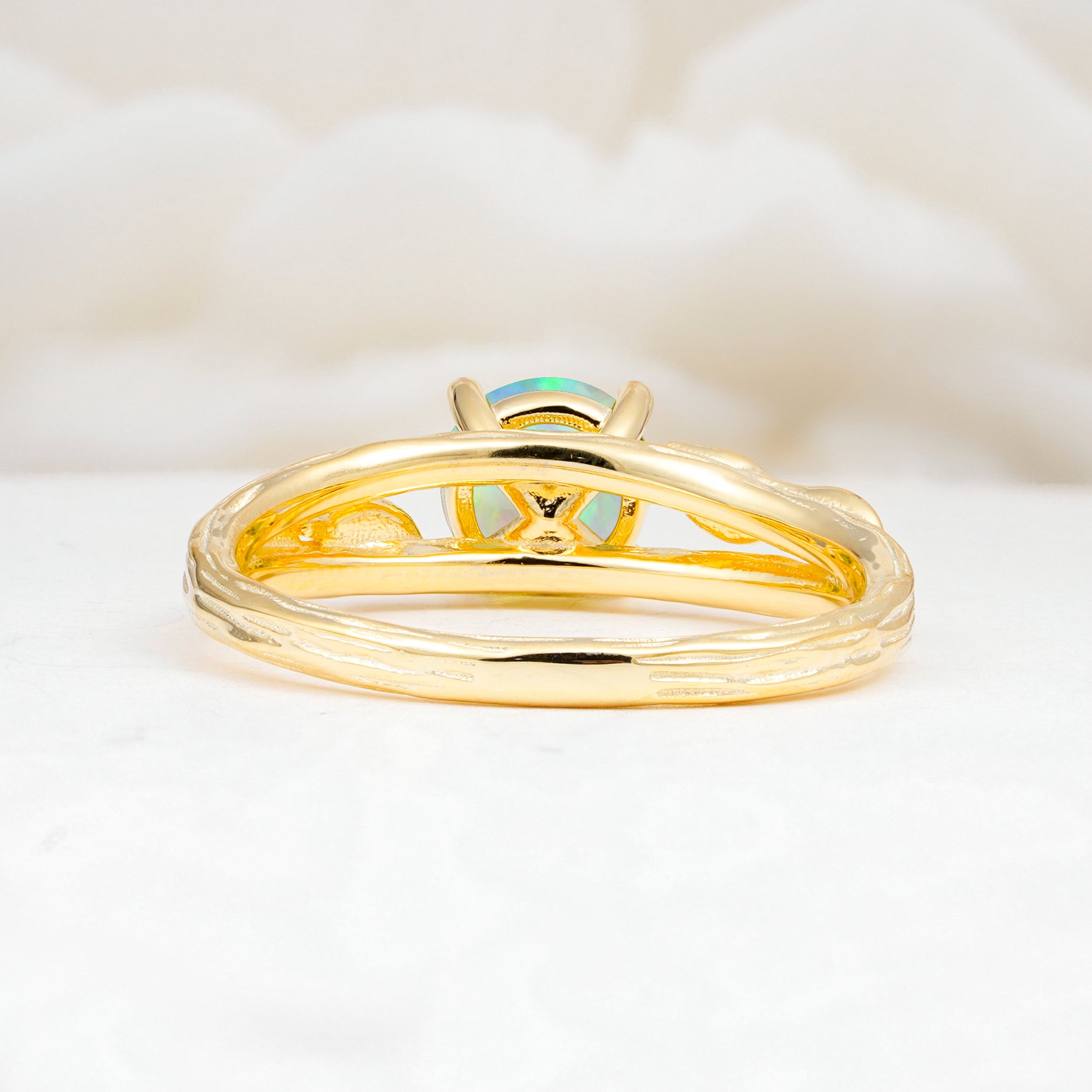SR17587 Fire Opal Ring - Additional view