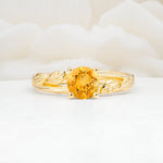SR17587 Citrine Ring - Yellow-Gold
