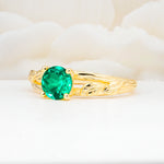 SR17587 Emerald Ring - White-Gold
