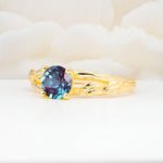 SR17587 Alexandrite Ring - White-Gold