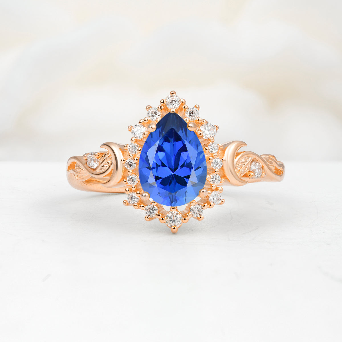 SR17590 Sapphire Ring - Additional view