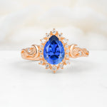 SR17590 Sapphire Ring - Additional view